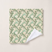 Kerstgroene Evergreen-bijkantoren Bad Handdoek (Wasdoekje)