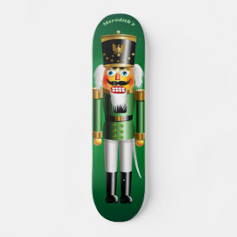 kerstgroene Nutcraker Speelgoed Soldaat Skateboard