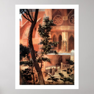 KERSTGROEP MET WITTE LELIES - MAGIE VAN KERST POSTER