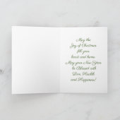 Kerstgroet Angel Feestdagen Kaart (Binnen)