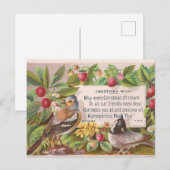 kerstgroet briefkaart (Voorkant / Achterkant)