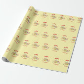 Kerstgroet Cadeaupapier (Uitgerold)