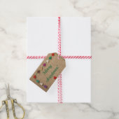 Kerstgroet Custom Gift Labels Cadeaulabel (Met Touw)