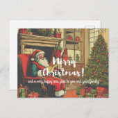  kerstgroet feestdagenkaart (Voorkant / Achterkant)