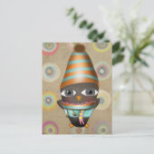 Kerstgroet Feestdagenkaart (Staand voorkant)