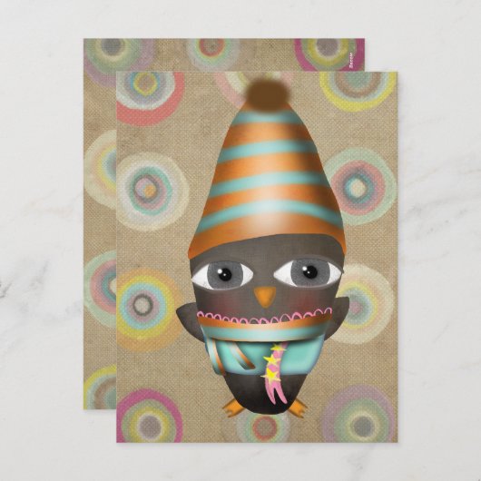 Kerstgroet Feestdagenkaart (Voorkant / Achterkant)