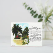  Kerstgroet in Florida Feestdagenkaart (Staand voorkant)