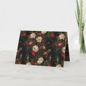 Kerstgroet in modern wit lettertype feestdagen kaart (Achterkant)