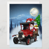 Kerstgroet kaart (Voorkant / Achterkant)