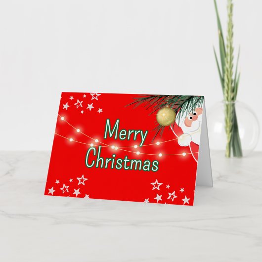 Kerstgroet kaart (Voorkant)