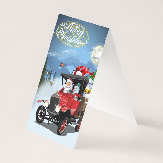 Kerstgroet kaart (Achterkant)