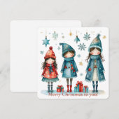Kerstgroet Kaart (Voorkant / Achterkant)