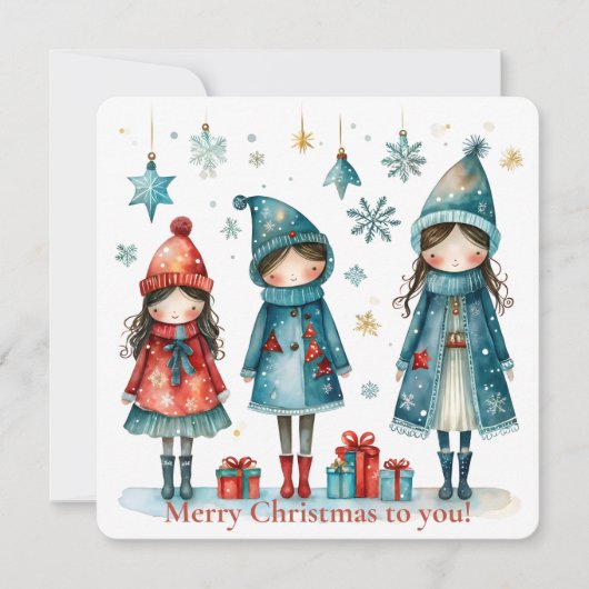 Kerstgroet Kaart (Voorkant)