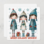 Kerstgroet Kaart (Voorkant / Achterkant)