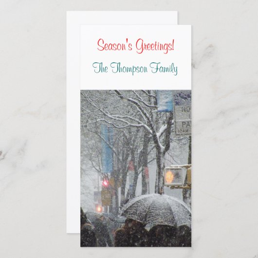 Kerstgroet Kaarten (Voorkant / Achterkant)