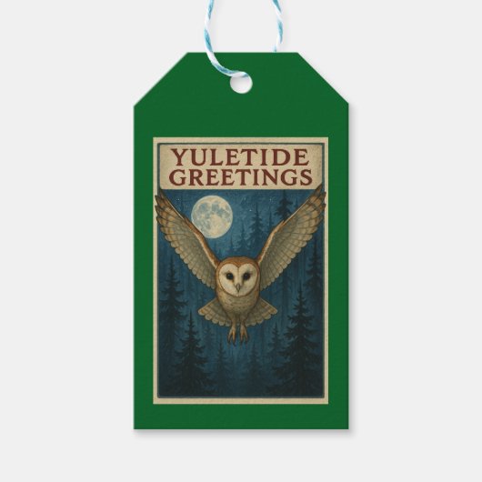 Kerstgroet Kerstcadeau Tags Cadeaulabel (Voorkant)