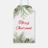 Kerstgroet Kerstdecoratie voor thuis Cadeaulabel (Voorkant)