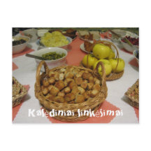 Kerstgroet Litouws Briefkaart