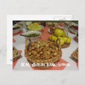 Kerstgroet Litouws Briefkaart (Voorkant / Achterkant)