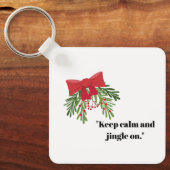 Kerstgroet Sleutelhanger (Voorkant)