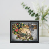 Kerstgroet voor de molen feestdagenkaart (Staand voorkant)