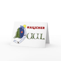 Kerstgroet Wenskaart voor Winterzonnewende