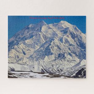 Kerstgroeten Denali National Park Alaska. Legpuzzel