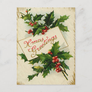 kerstgroeten feestdagenkaart
