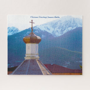 Kerstgroeten Juneau Alaska Legpuzzel