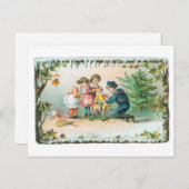 Kerstgroeten - Kinderen & Speelgoed Feestdagenkaart (Voorkant / Achterkant)