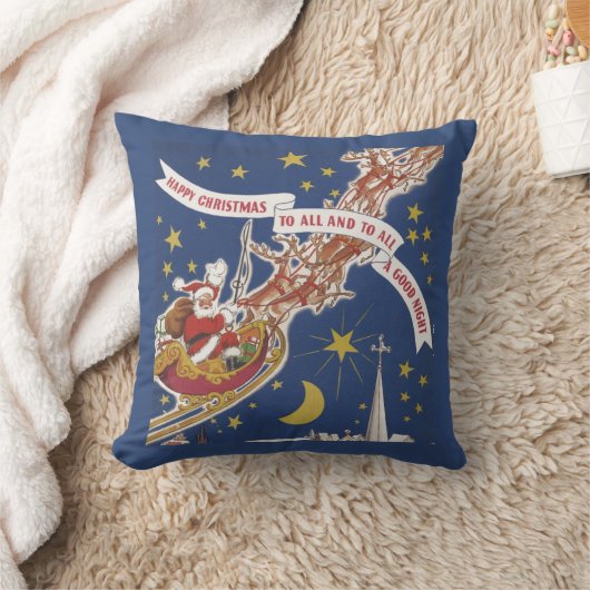 Kerstgroeten kussen (Deken)