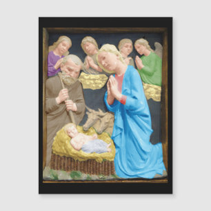 KERSTGROETEN Luca Della Robbia magneet Kerstkaart