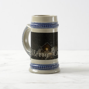 Kerstgroeten met Heksenhuis Bierpul