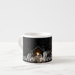 Kerstgroeten met Heksenhuis Espresso Kop