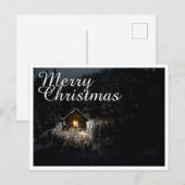 Kerstgroeten met Witch House Briefkaart (Voorkant / Achterkant)