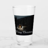 Kerstgroeten met Witch House Glas (Voorkant)