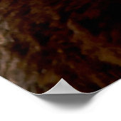 Kerstgroeten Mijn honinggeit Poster (Hoek)