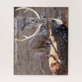 Kerstgroeten, mijn jager Gatherer Legpuzzel (Verticaal)