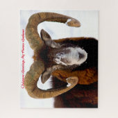 Kerstgroeten, mijn jager Gatherer Legpuzzel (Verticaal)