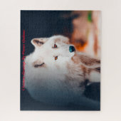 Kerstgroeten, mijn jager Gatherer Legpuzzel (Verticaal)