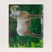 Kerstgroeten, mijn jager Gatherer Legpuzzel (Verticaal)