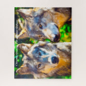 Kerstgroeten, mijn jager Gatherer Legpuzzel (Verticaal)