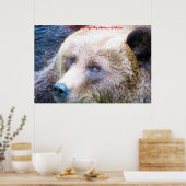 Kerstgroeten, mijn jager Gatherer Poster (Keuken)