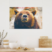 Kerstgroeten, mijn jager Gatherer Poster (Keuken)