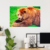 Kerstgroeten, mijn jager Gatherer Poster (Thuiskantoor)