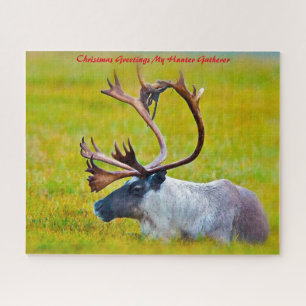 Kerstgroeten Mijn Jager Verzamelaar Legpuzzel