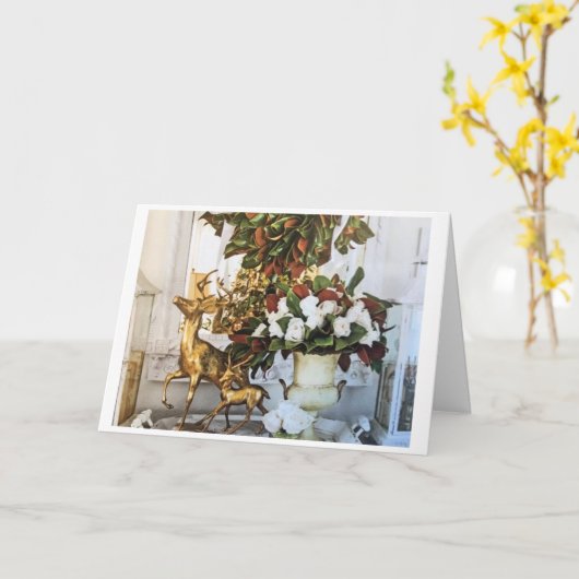 KERSTGROETEN & NIEUWJAAR GROETEN AAN "U" KAART (Gele Bloem)