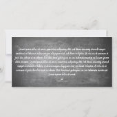 Kerstgroeten op het schoolbord (Achterkant)