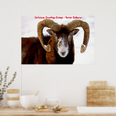 Kerstgroeten opa Hunter Gatherer Poster (Keuken)