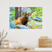 Kerstgroeten opa Hunter Gatherer Poster (Keuken)